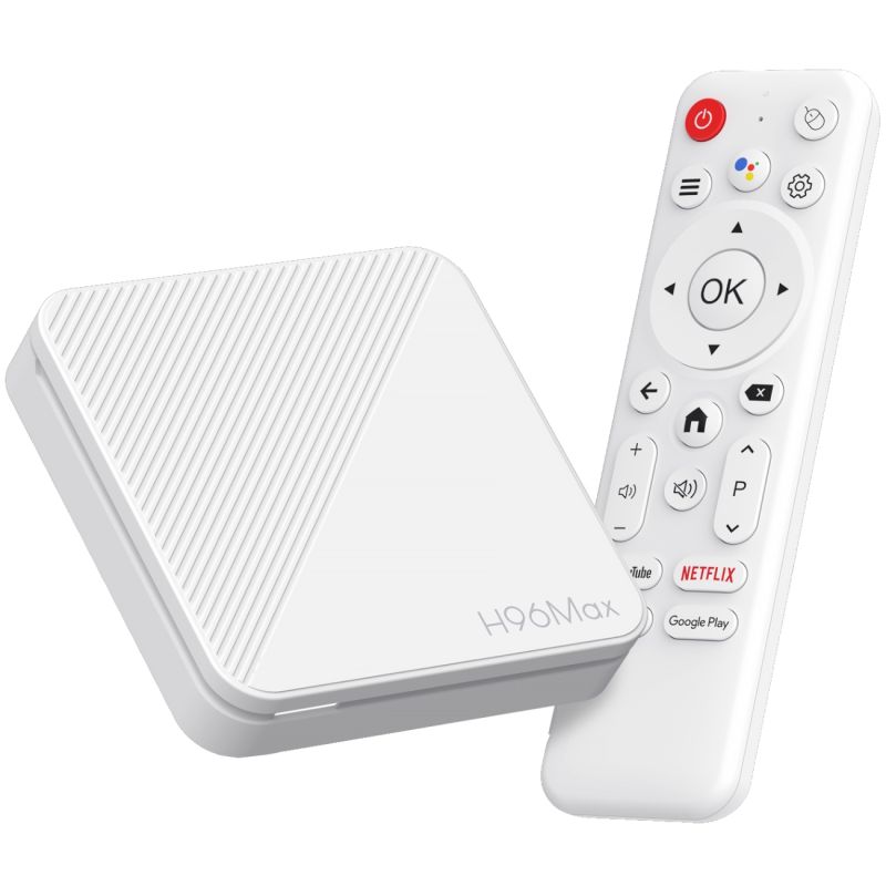 TV Медіаплеєр H96 MAX H313 2/16Gb/ Allwinner H313/ Android 14/ WiFi 2.4G+5G/LAN:100M (H313_ 2GB/16GB)