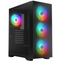 Корпус LogicConcept DART PRO ARGB MIDI BLACK MESH fans 4x120mm без БЖ ATX (AT-DART-PRO-ARGB-10)