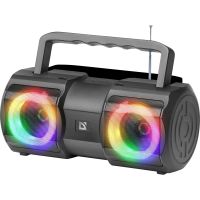 Акустична система Defender 1.0 Beatbox 20Вт, Light/BT/MIC/FM/USB/TF (65420)