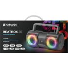 Акустична система Defender 1.0 Beatbox 20Вт, Light/BT/MIC/FM/USB/TF (65420)