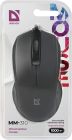 Мишка Defender #1 MM-310, 3кн., 1000 dpi, чорна (52310)