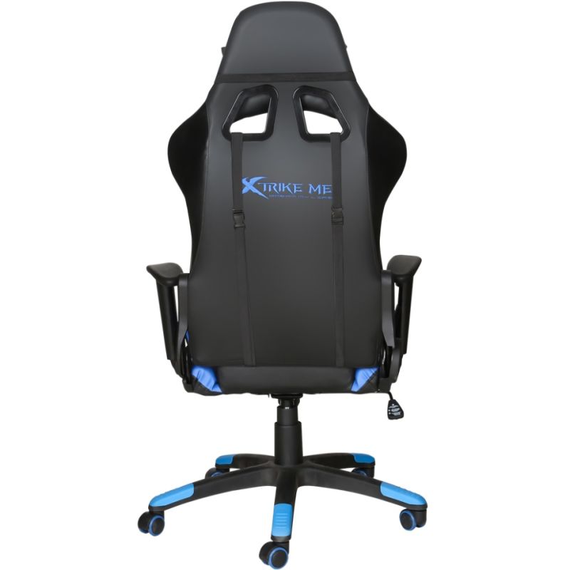 Крісло ігрове XTRIKE ME Advanced Gaming Chair GC-905, 50мм, чорно-cинє (GC-905BU)