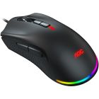 Мишка AOC GM530 ігрова, 16000dpi., 7кн., RGB PMW3389 Kailh switch чорна (GM530B)