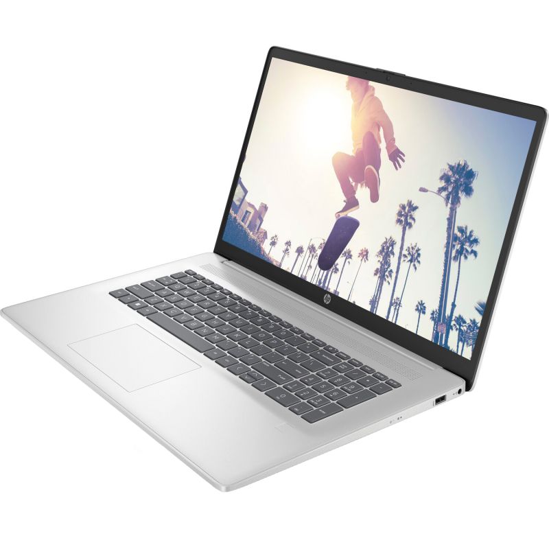 HP 17-cp2045ua 17.3" FHD IPS, 300n/Ryzen 5-7520U (4.3)/16Gb/SSD512Gb/Radeon/DOS/Сріблястий (D16F5EA)