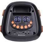 Акустична система 2.0 Defender Boomer 25, 25Вт RGB/BT/FM/USB/TF/AUX/MIC, чорна (65425)
