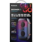 Акустична система 2.0 Defender Boomer 25, 25Вт RGB/BT/FM/USB/TF/AUX/MIC, чорна (65425)