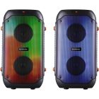 Акустична система 2.0 Defender Boomer 25, 25Вт RGB/BT/FM/USB/TF/AUX/MIC, чорна (65425)