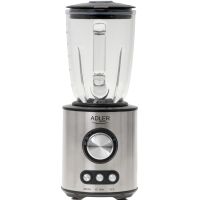 Блендер Adler AD 4078 стаціонарний 1700Вт/ 2 швидк./ Ice Crush/ чаша для змішування 1500мл/ срібляст (AD4078)