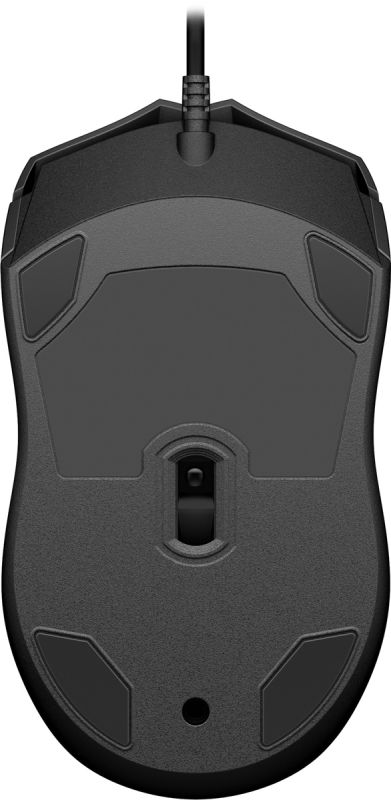 Мишка дротова HP 100 USB, чорна (6VY96AA)