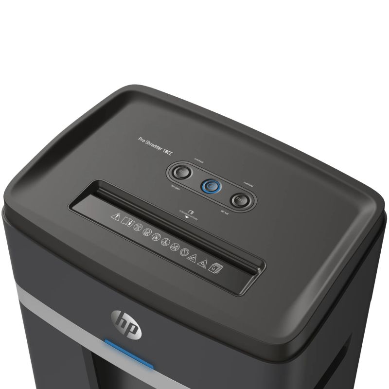 Знищувач документів HP Pro Shredder 18CC, A4, 80g х 18 листів, 4*35, 25 л., P-4 (2813)