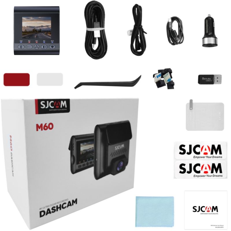 Відеореєстратор SJCAM Dashcam M60, WIFI, GPS, 4K, HDR (6972476162930)