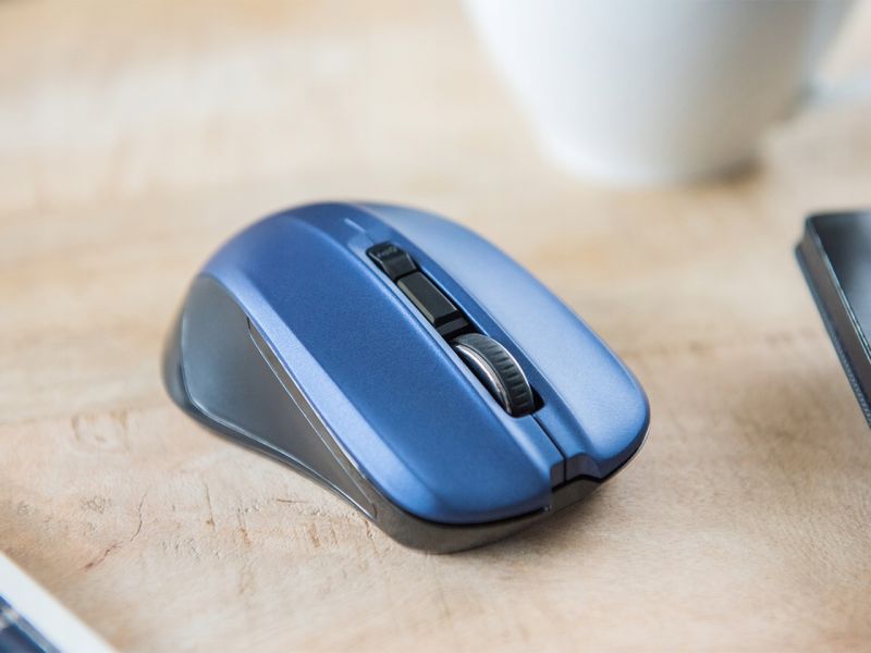 Мишка Modecom MC-WM9.1, бездротова, 4кн., 1600dpi, чорно-синя (M-MC-0WM9.1-140)