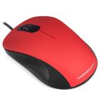 Мишка Modecom MC-M10S, 3кн., 1000dpi, Silent, червона (M-MC-M10S-500)