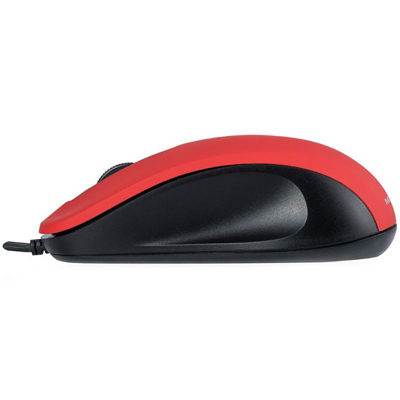 Мишка Modecom MC-M10S, 3кн., 1000dpi, Silent, червона (M-MC-M10S-500)
