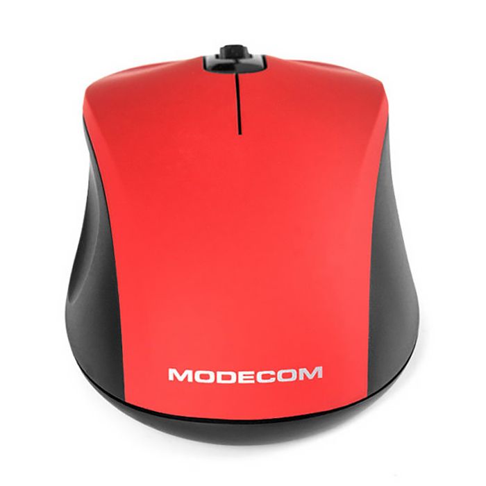 Мишка Modecom MC-M10S, 3кн., 1000dpi, Silent, червона (M-MC-M10S-500)