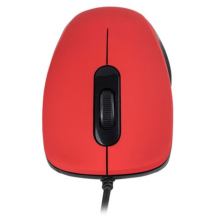 Мишка Modecom MC-M10S, 3кн., 1000dpi, Silent, червона (M-MC-M10S-500)