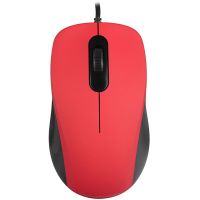 Мишка Modecom MC-M10S, 3кн., 1000dpi, Silent, червона (M-MC-M10S-500)