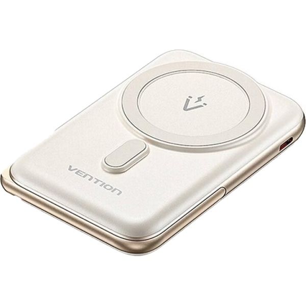УМБ Vention Magnetic Wireless 10000mAh 20W PD USB-C In/Out, QI-15W White (FHNW0)