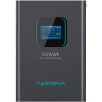 Акумуляторна батарея Marsriva LiFePO4, 25.6V/102Ah, 2.61KWH, настінна (MR-LFP24-100-WMD)