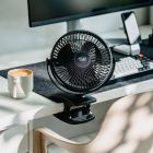Вентилятор AdlerAD 7342 black настільний/ акумуляторний/ 5Вт/ D=15.5см/ USB-C/ чорний (AD7342B)