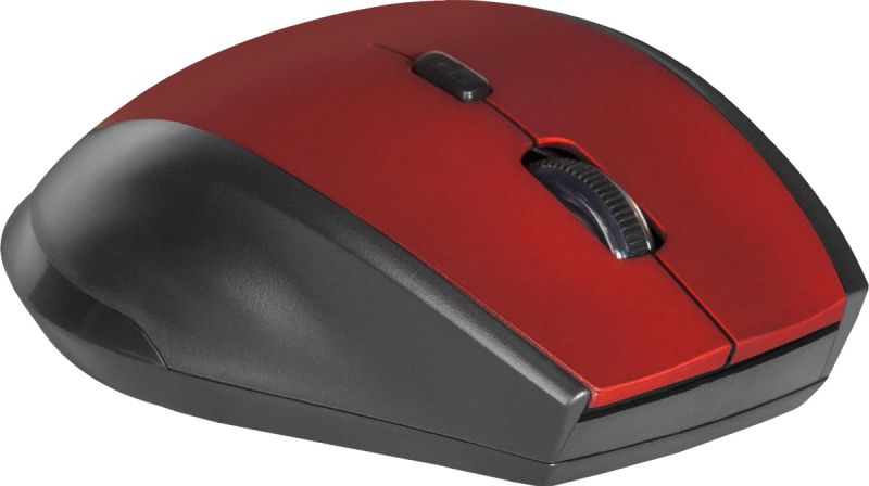 Мишка Defender Accura MM-365, бездротова, 6 кн. до 1600 dpi, червона (52367)