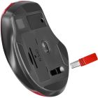 Мишка Defender Prime MB-053, бездротова, 6 кн. до 1600 dpi, безшумна, червона (52052)
