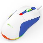 Мишка XTRIKE ME , ігрова 3600dpi., 6кн., LED, біла (GM-227)