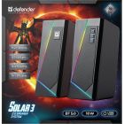 Акустична система 2.0 Defender Solar 3 10Вт, BT/Light USB (65103)
