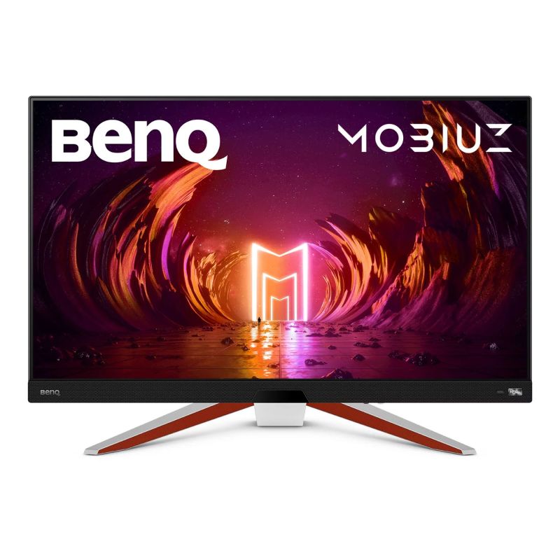 TFT 27" BenQ EX2710U, 4K UHD, IPS, 144Hz, 1 мс, 2хHDMI, DP, USB-hub, HAS, колонки, білий (9H.LKTLA.TBE)