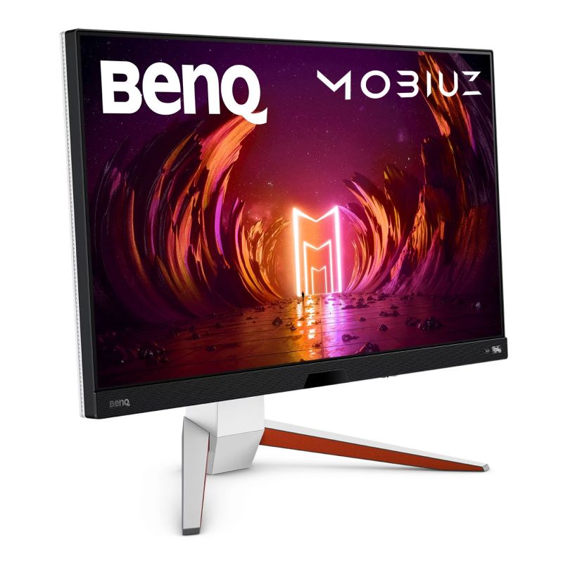 TFT 27" BenQ EX2710U, 4K UHD, IPS, 144Hz, 1 мс, 2хHDMI, DP, USB-hub, HAS, колонки, білий (9H.LKTLA.TBE)