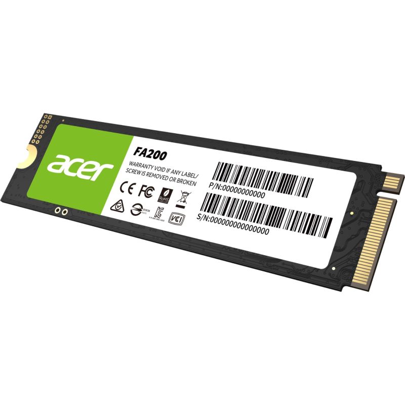 SSD 2Tb Acer FA200 M.2 2280 PCIe Gen 4x4 NVMe 2.0 3D NAND, Retail (BL.9BWWA.125)