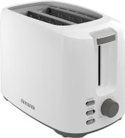 Тостер AIWA ABT-700 ASATAN 750Вт/ 2 відділення/мех. управління/розморожування/підігрів булочок/білий (ABT700)