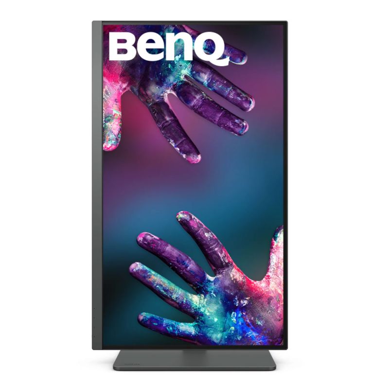 TFT 27" BenQ PD2705U, 4K UHD, IPS, 99% sRGB, HDMI, DP, USB-C, USB-hub, HAS, колонки, темно-сірий (9H.LKDLA.TBE)