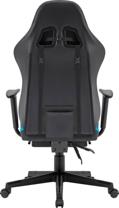 Крісло ігрове Defender Watcher, 60мм, Клас 4, RGB ПУ, чорне (64334)