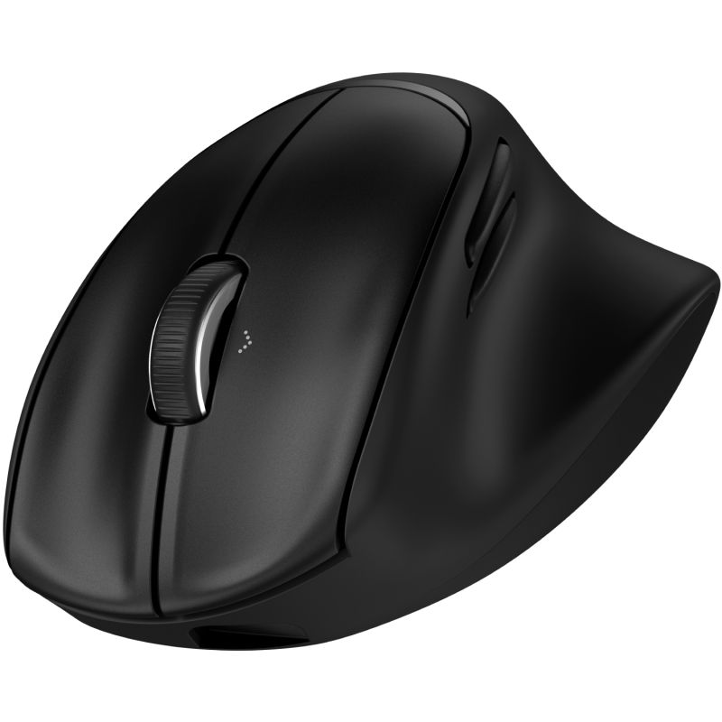 Мишка бездротова HP 720M Tilt Ergonomic, 7 кн., 6000 dpi чорна (BH0Z4AA)