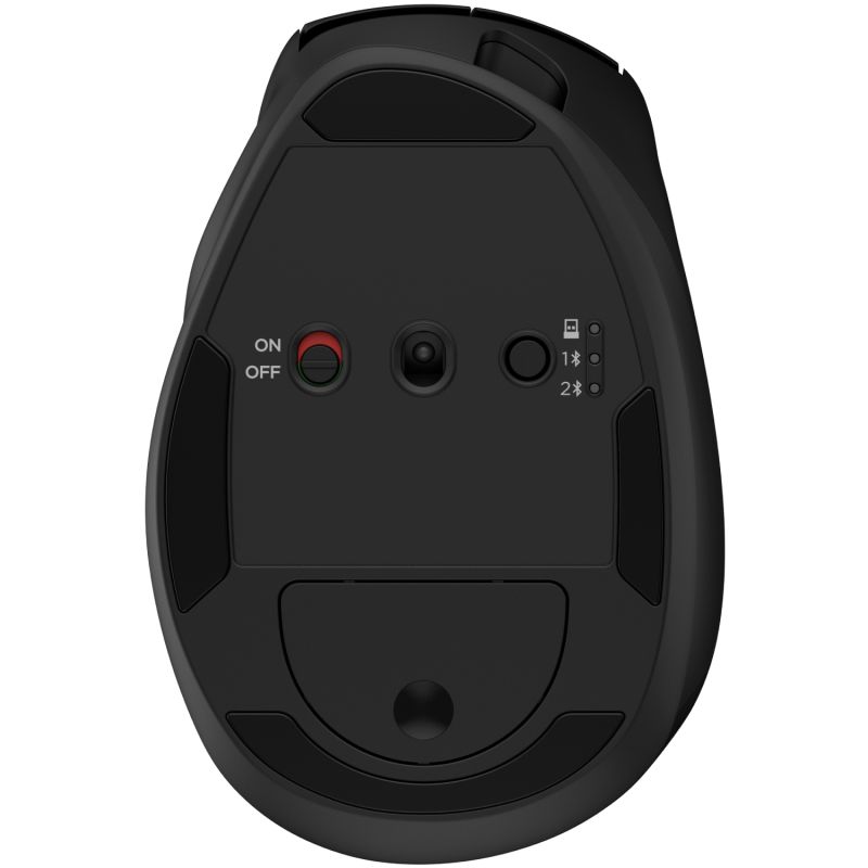 Мишка бездротова HP 720M Tilt Ergonomic, 7 кн., 6000 dpi чорна (BH0Z4AA)