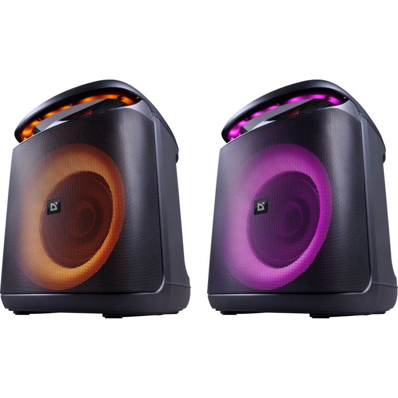 Акустична система 1.0 Defender Boomer 45, 45W, Bluetooth/LED/MIC/TWS/Light/FM чорна (65245)