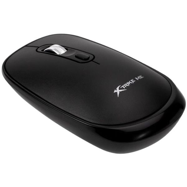 Мишка XTRIKE ME GW-119, бездротова Bluetooth+2.4G, 1600dpi., 4кн., Silent, чорна (GW-119BK)