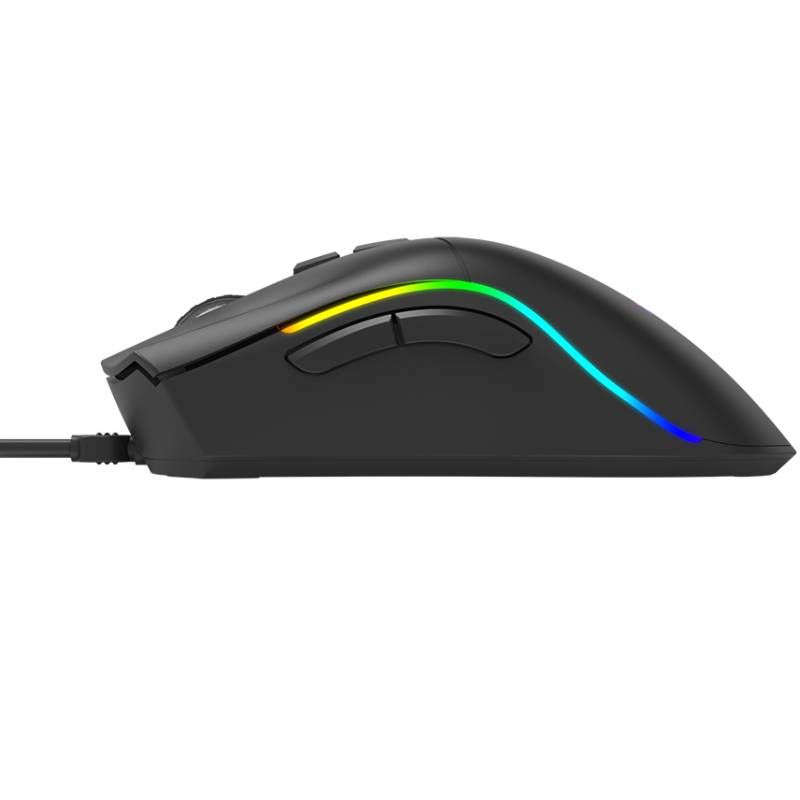 Мишка XTRIKE ME , ігрова, USB, 7200dpi., 7кн.,RGB, чорна (GM-226)