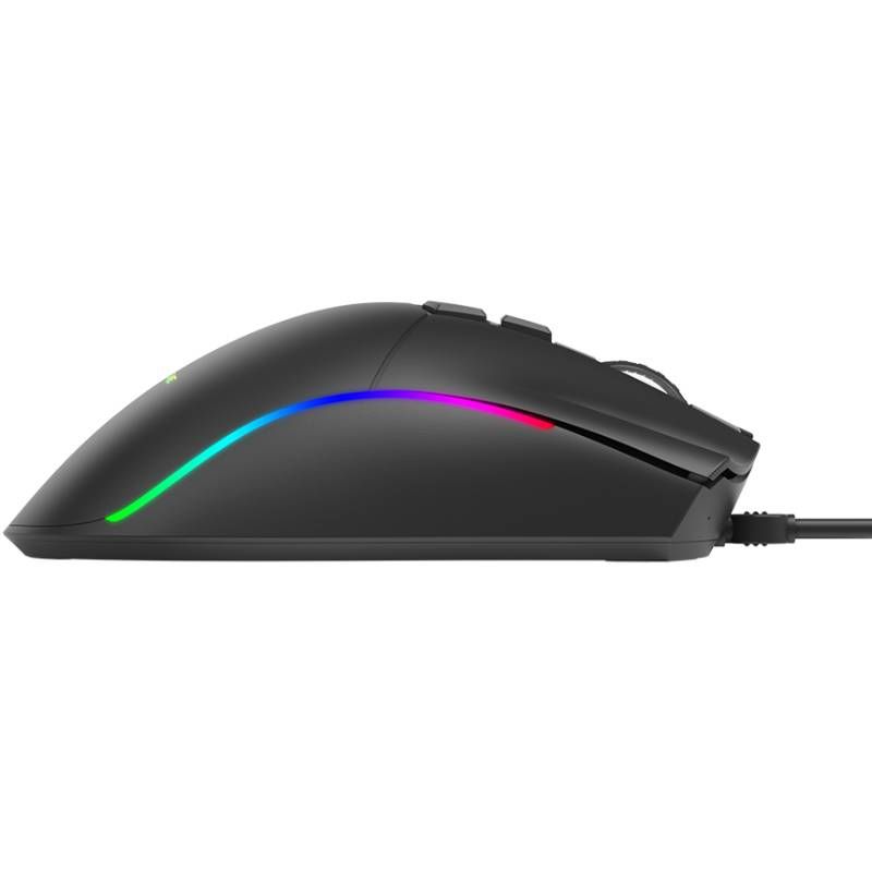 Мишка XTRIKE ME , ігрова, USB, 7200dpi., 7кн.,RGB, чорна (GM-226)