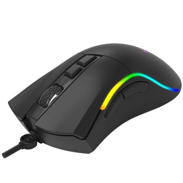Мишка XTRIKE ME , ігрова, USB, 7200dpi., 7кн.,RGB, чорна (GM-226)