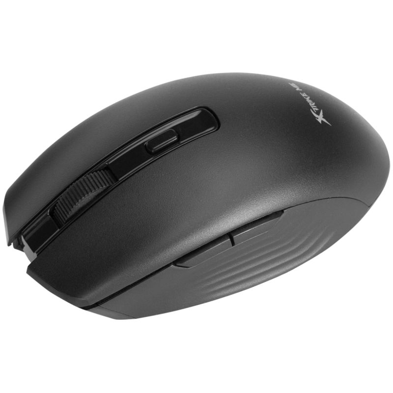 Мишка XTRIKE ME GW-224, бездротова Bluetooth+2.4G 1600dpi., 6кн., Silent, чорна (GW-224BK)