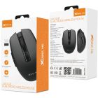 Мишка XTRIKE ME GW-224, бездротова Bluetooth+2.4G 1600dpi., 6кн., Silent, чорна (GW-224BK)