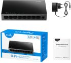 Комутатор Cudy , 8 портовий Gigabit Metal Desktop Switch (GS108)