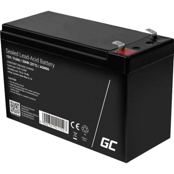 Акумуляторна батарея Green Cell 12V, 9.0A (85076000)