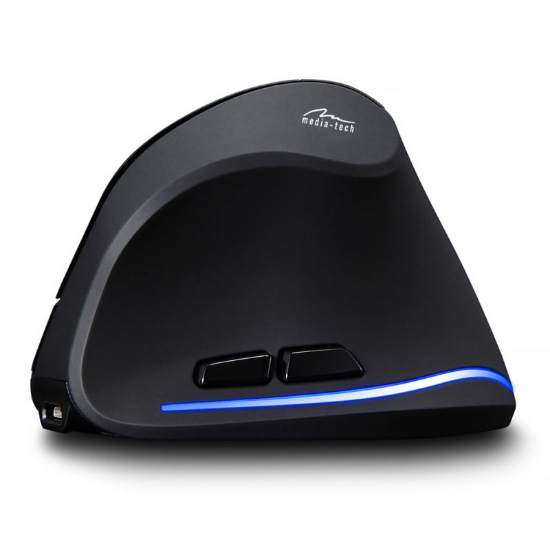 Мишка Media-Tech VERTIC, бездротова, 5кн., 2400dpi, чорна (MT1123)