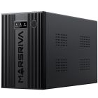 ДБЖ Marsriva , 1000ВА/600Вт, Line-Interactive, LED version, 3хSchuko, 2*12V/9Ah (MR-UF1000)