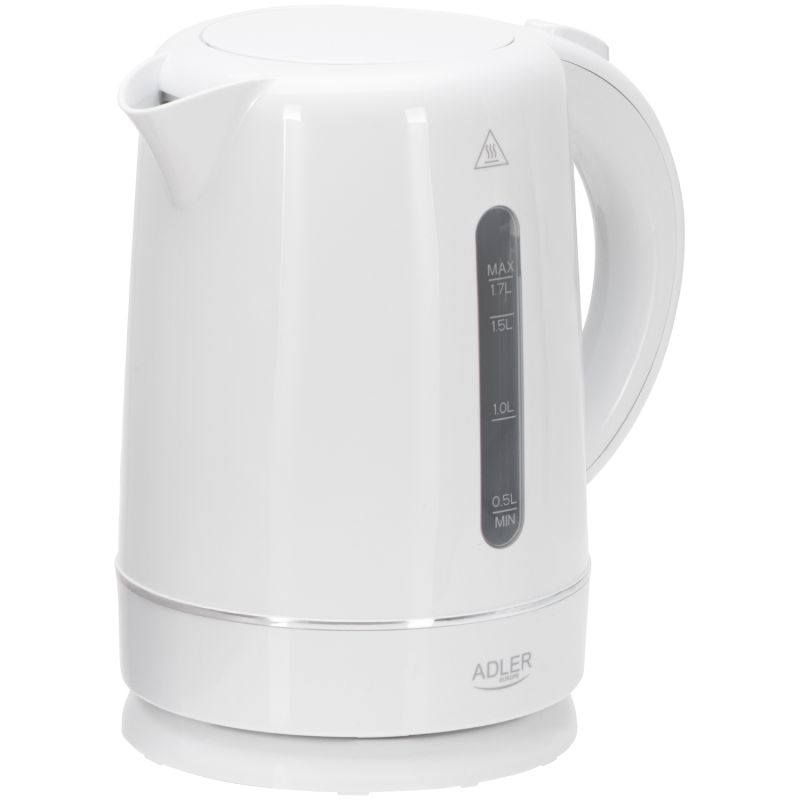 Електрочайник Adler AD 1385 white 2200Вт/ 1.7л/ пластик/ автовимкнення/ білий (AD1385W)