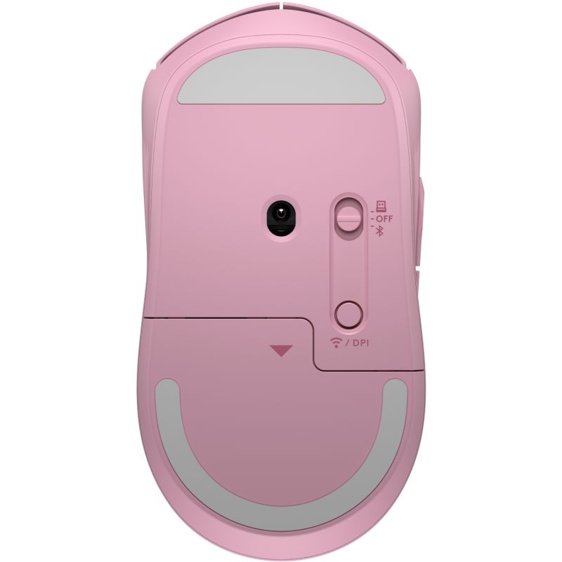 Мишка бездротова HP 400 Quiet, 5 кн., 1200 dpi рожева (AZ7B5AA)