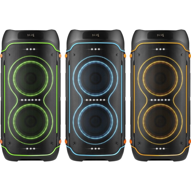 Акустична система 2.0 Defender Boomer 120, 120Вт BT/FM/TF/USB/MIC/LED, чорна (65127)